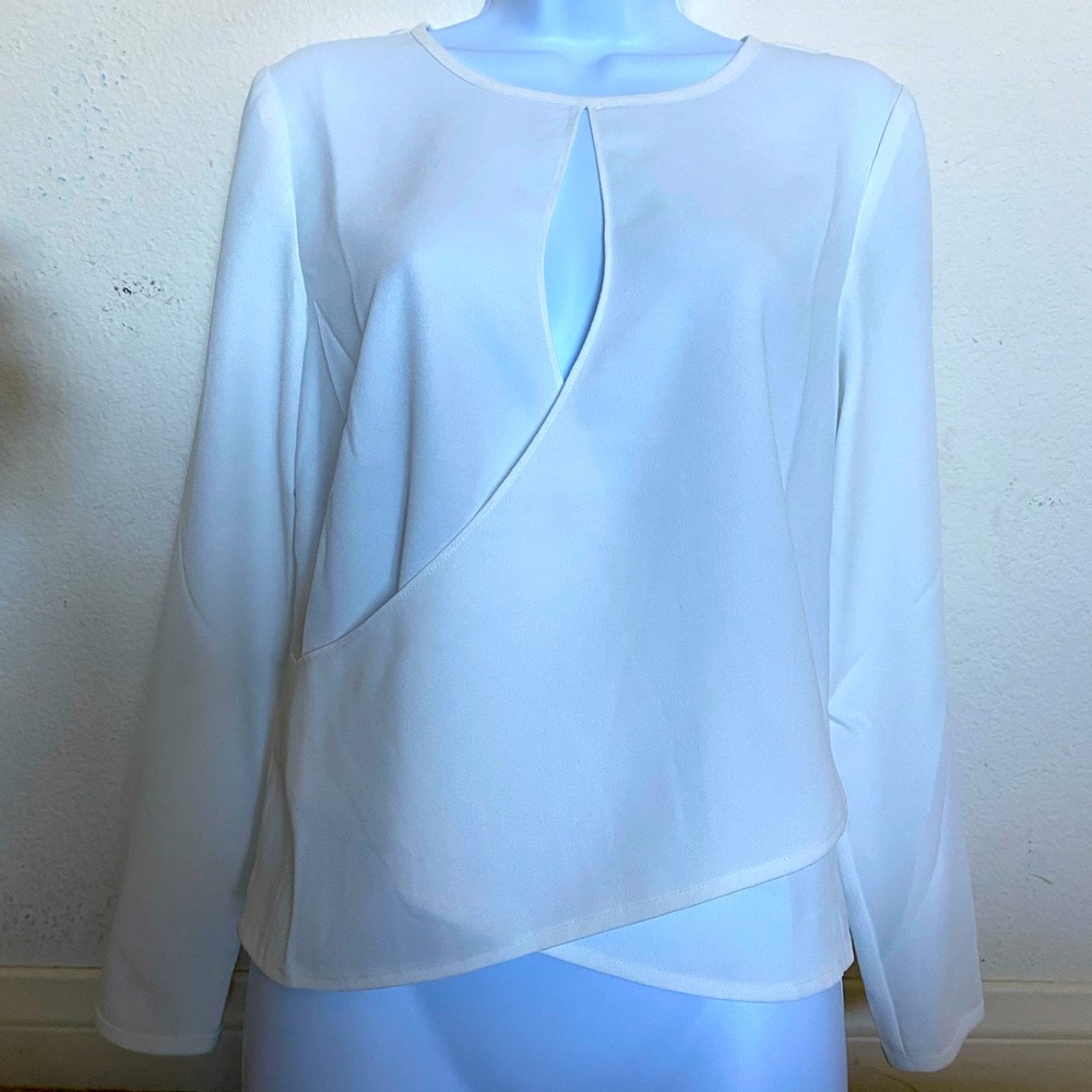 Club Monaco White Blouse New Size XS